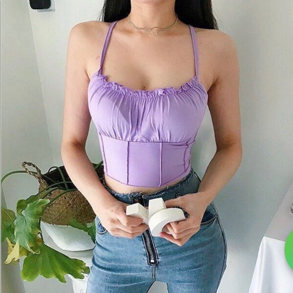 brand new corset tank top